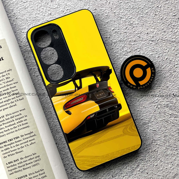 Vivo Y19s Pro - Sakura Racing Car - Premium Metal Printed soft Bumper shock Proof Case