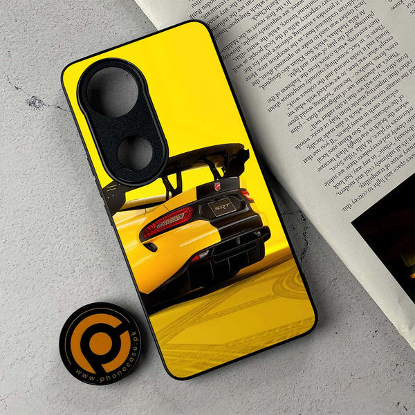 Vivo V50 - Sakura Racing Car - Premium Metal Printed Soft Bumper Shockproof Case