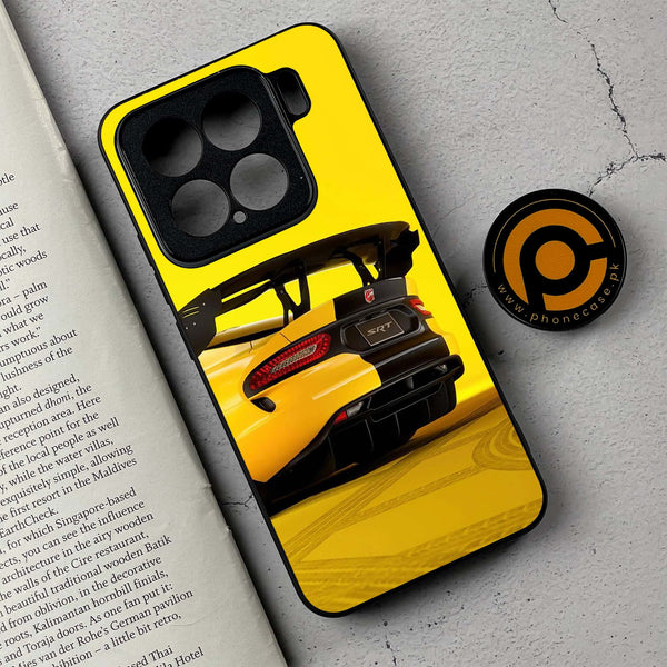 Xiaomi 15 - Sakura Racing Car - Premium Metal Printed soft Bumper shock Proof Case