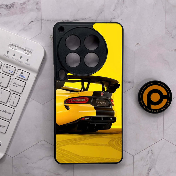 Tecno Camon 30 Premier - Sakura Racing Car - Premium Metal Printed soft Bumper shock Proof Case
