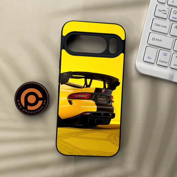Google Pixel 10 Pro  - Racing Car - Premium Metal Printed soft Bumper Shock Proof Case