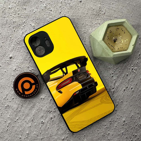 Nothing Phone 2 - Sakura Racing Car - Premium Metal Printed soft Bumper shock Proof Case