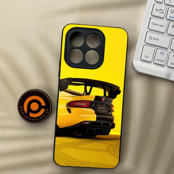 Honor X5b Plus - Sakura Racing Car - Premium Metal Printed soft Bumper shock Proof Case