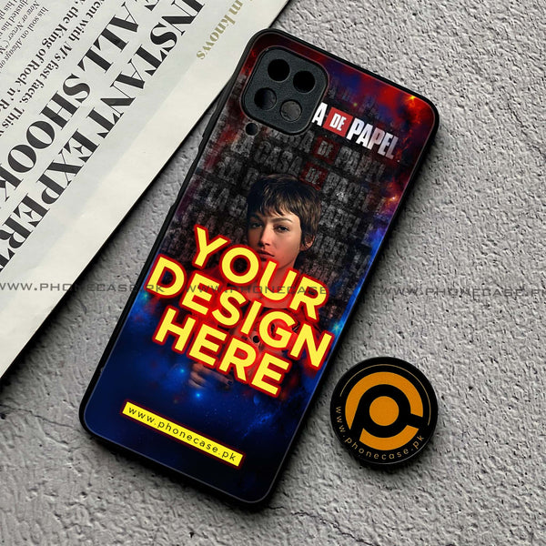 Samsung Galaxy A12 / A12 Nacho Customize your own - Premium Metal Printed soft Bumper shock Proof Case