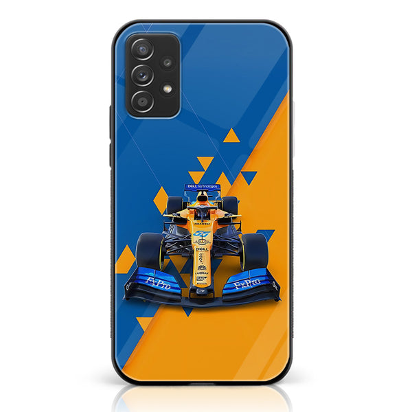 Samsung Galaxy A52/ A52s - Formula 1 Design 7  - Premium Printed Glass soft Bumper shock Proof Case CS-32147
