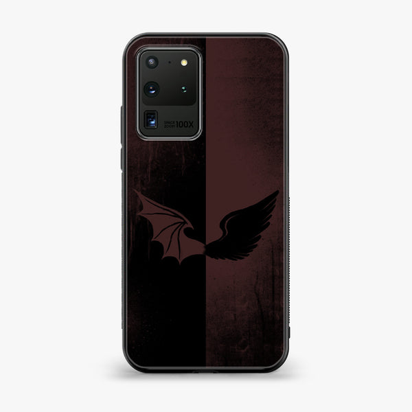 Samsung Galaxy S20 Ultra - Angel Wings 2.0 Design 8 - Premium Metal Printed soft Bumper shock Proof Case