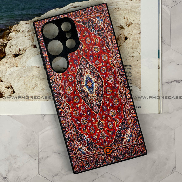 Samsung Galaxy S24 Ultra -  Persian Rugs Design - Premium Metal Printed soft Bumper shock Proof Case