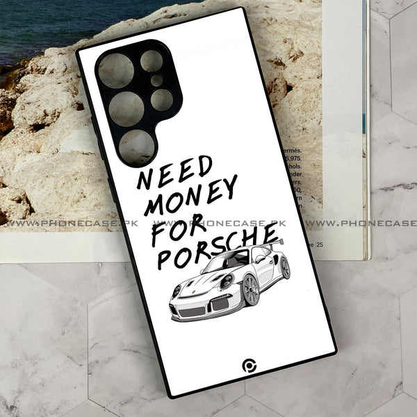 Samsung Galaxy S24 Ultra - Need Money for Porsche Design 2  - Premium Metal Printed soft Bumper shock Proof Case  CS-32510