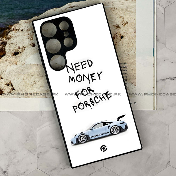 Samsung Galaxy S24 Ultra - Need Money for Porsche Design 1   - Premium Metal Printed soft Bumper shock Proof Case  CS-32573