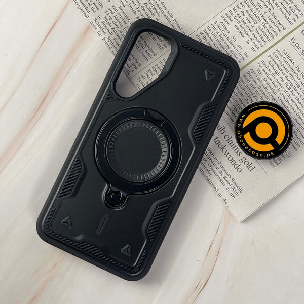Galaxy A35 Premium Military Grade Armor Case with Built-in Stand With Magsafe Support