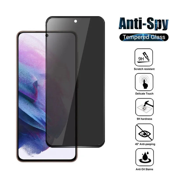 Vivo X80 Curved Privacy Anti-Spy Tempered Glass Screen Protector