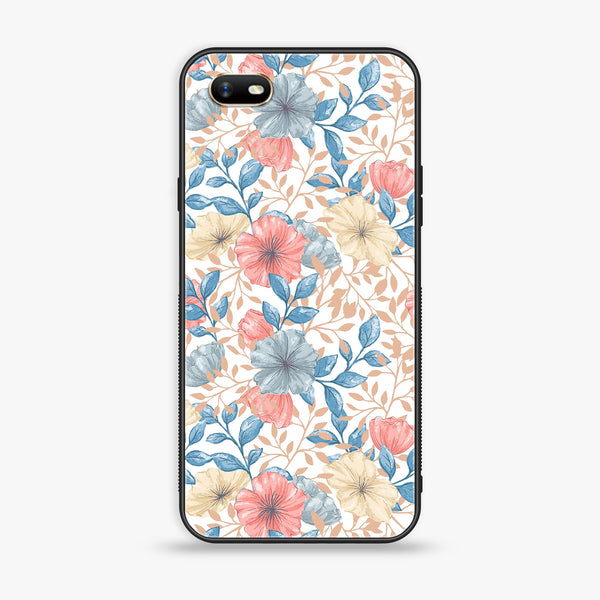 Oppo A1k - Seamless Flower - Premium Printed Glass Case