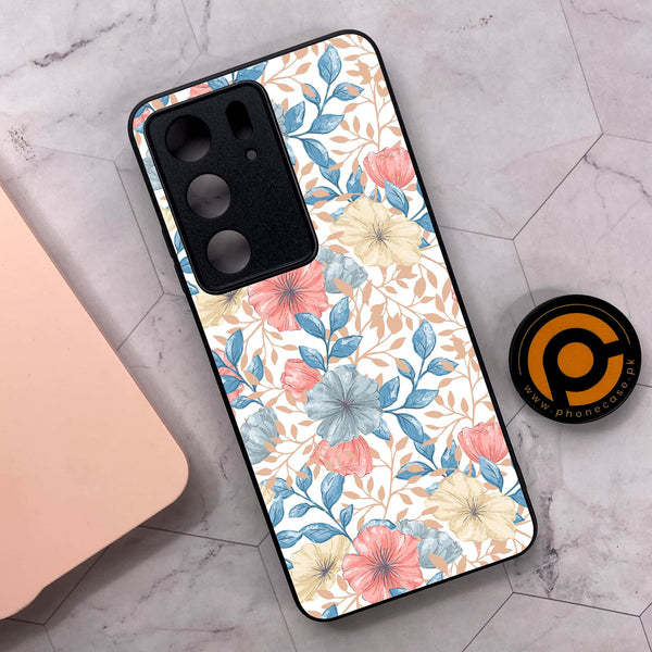 Realme C75 4G - Seamless Flower - Premium Metal Printed soft Bumper shock Proof Case