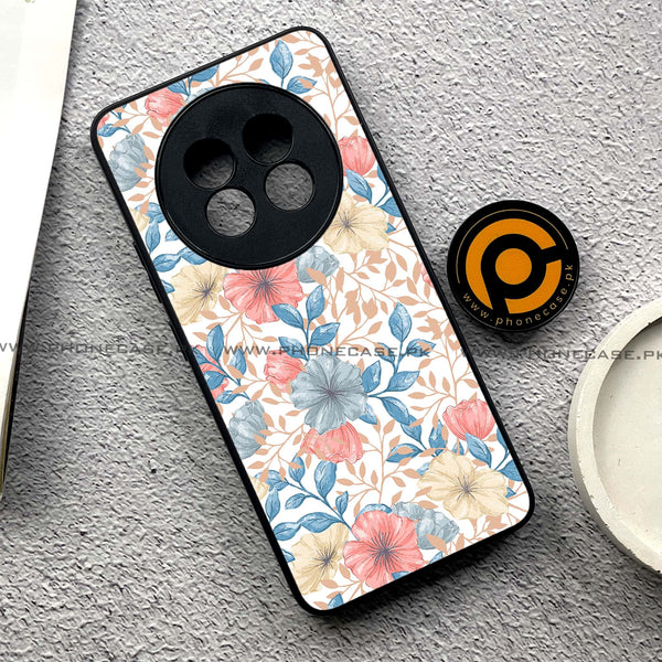 Realme 13 Pro Plus - Seamless Flower - Premium Printed Metal soft Bumper shock Proof Case