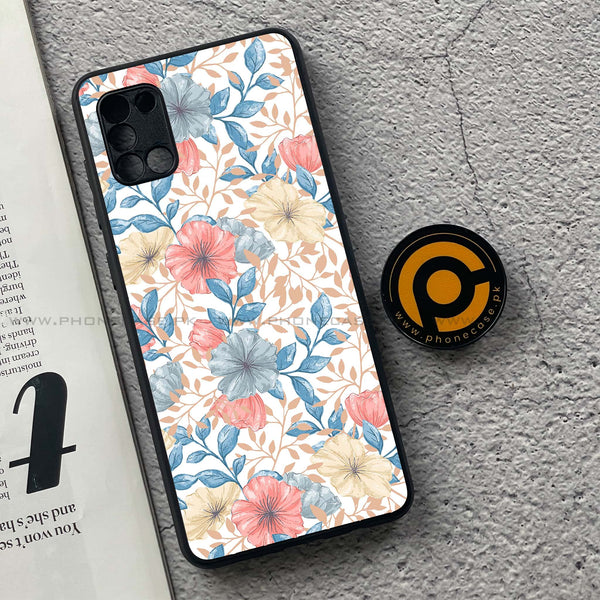 Samsung Galaxy A31 - Seamless Flower - Premium Metal Printed soft Bumper shock Proof Case