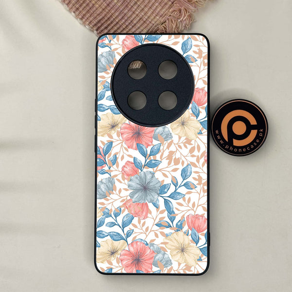Honor X9c 5G - Seamless Flower - Premium Metal Printed soft Bumper shock Proof Case