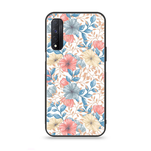 Realme Narzo 30 - Seamless Flower - Premium Printed Glass Case
