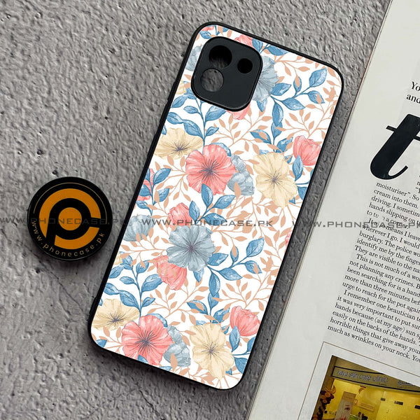 Samsung Galaxy A03 - Seamless Flower -  Premium Printed Metal soft Bumper shock Proof Case CS-48945