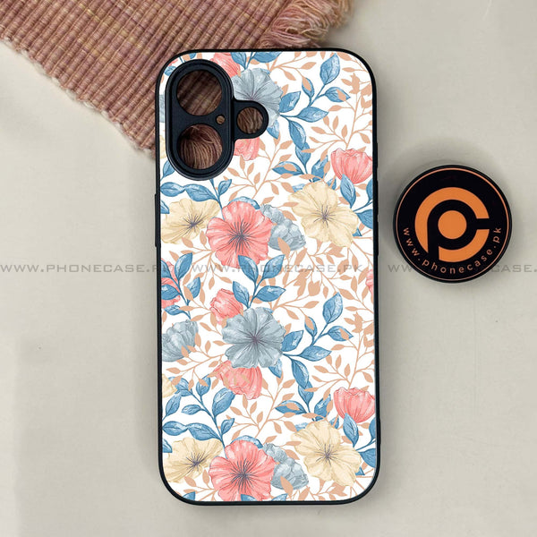 iPhone 17 - Seamless Flower - Premium Metal Printed soft Bumper shock Proof Case