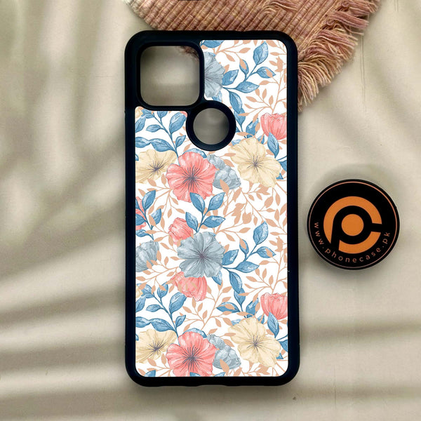Google Pixel 4a 5G - Seamless Flower - Premium Metal Printed Soft Bumper Shock Proof Case