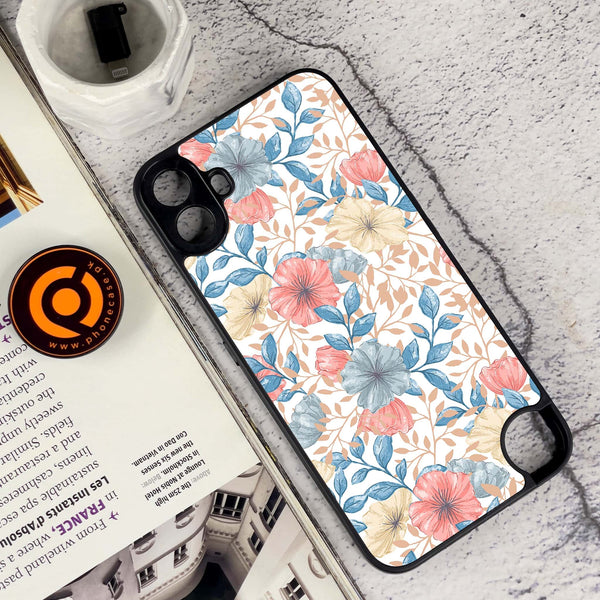 Nothing CMF Phone 1 - Seamless Flower - Premium Metal Printed soft Bumper Shock Proof Case
