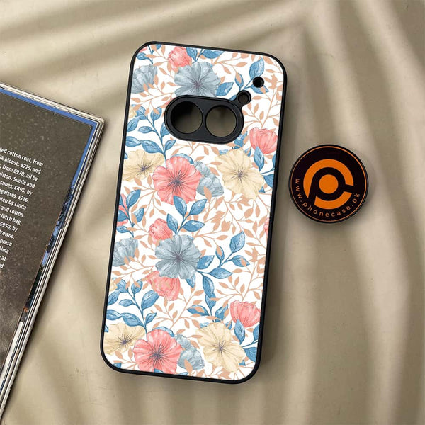 Nothing Phone (2a) - Seamless Flower - Premium Metal Printed soft Bumper Shock Proof Case