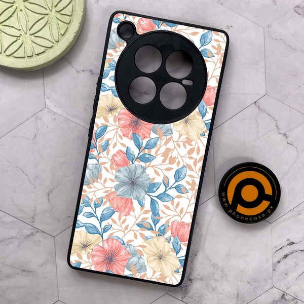 Infinix Zero 40 5G - Seamless Flower - Premium Metal Printed soft Bumper shock Proof Case