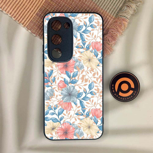 Tecno Spark 40 Pro Plus - Seamless Flower - Premium Metal Printed soft Bumper shock Proof Case