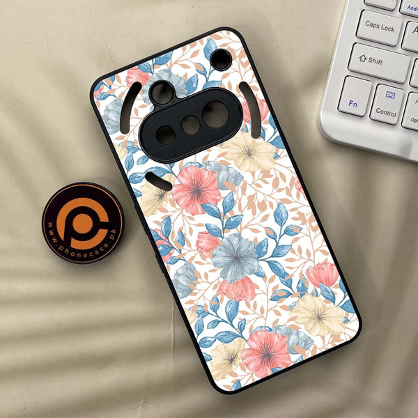 Nothing Phone 3a - Seamless Flower - Premium Metal Printed soft Bumper shock Proof Case
