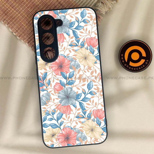 Tecno Spark 40 Pro - Seamless Flower - Premium Metal Printed soft Bumper shock Proof Case
