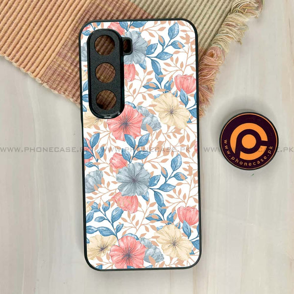 Infinix Hot 60i - Seamless Flower - Premium Metal Printed soft Bumper shock Proof Case