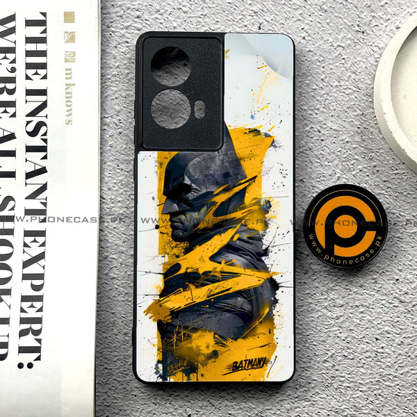 Moto G85 - Shattered Heroics - Premium Printed Glass soft Bumper shock Proof Case