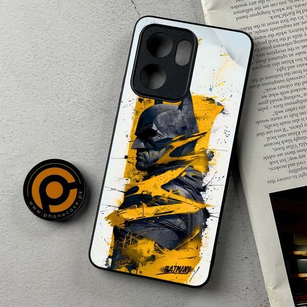 Oppo Reno 13F - Shattered Heroics - Premium Metal Printed Soft Bumper Shockproof Case