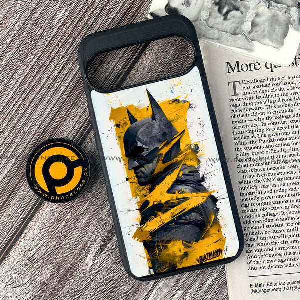 Google Pixel 9 - Shattered Heroics - Premium Printed Glass soft Bumper shock Proof Case