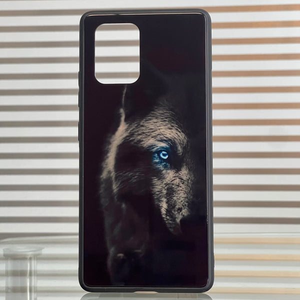 Samsung Galaxy A91 Wolf Series Glass Case CS-21230