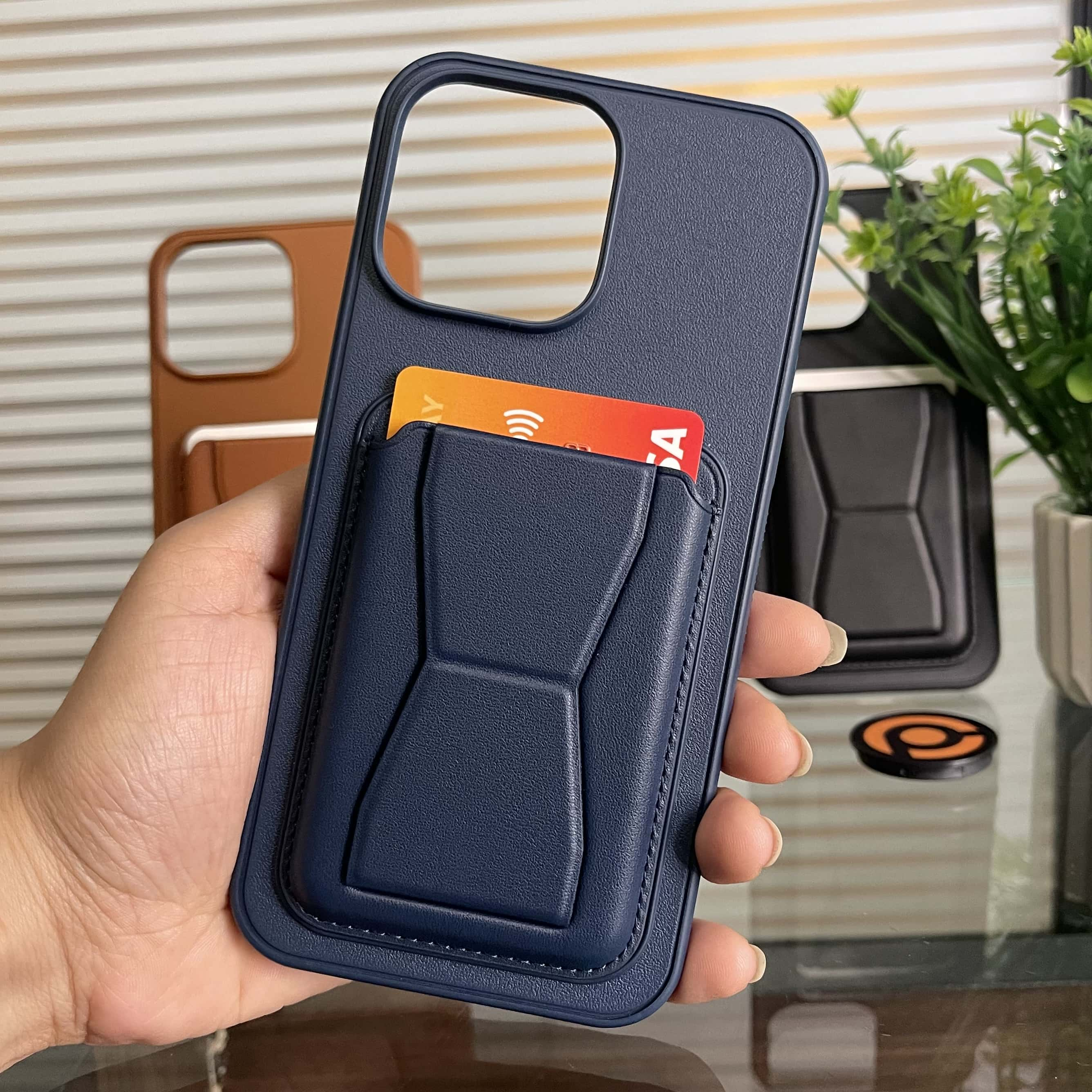 iPhone 11 Pro RockGuard Branded Leather Wallet Case with Stand Function