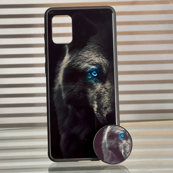Samsung Galaxy A31 Wolf Series Glass Case CS-3043