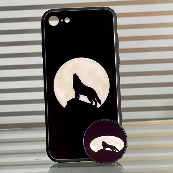 iPhone 8 Wolf Series Glass Case CS-3053