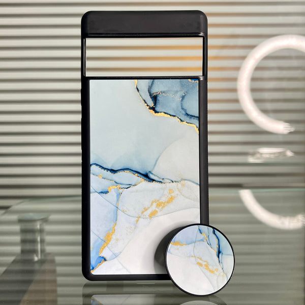 Google Pixel 6 Pro Blue Marble Series Glass Case CS-3058