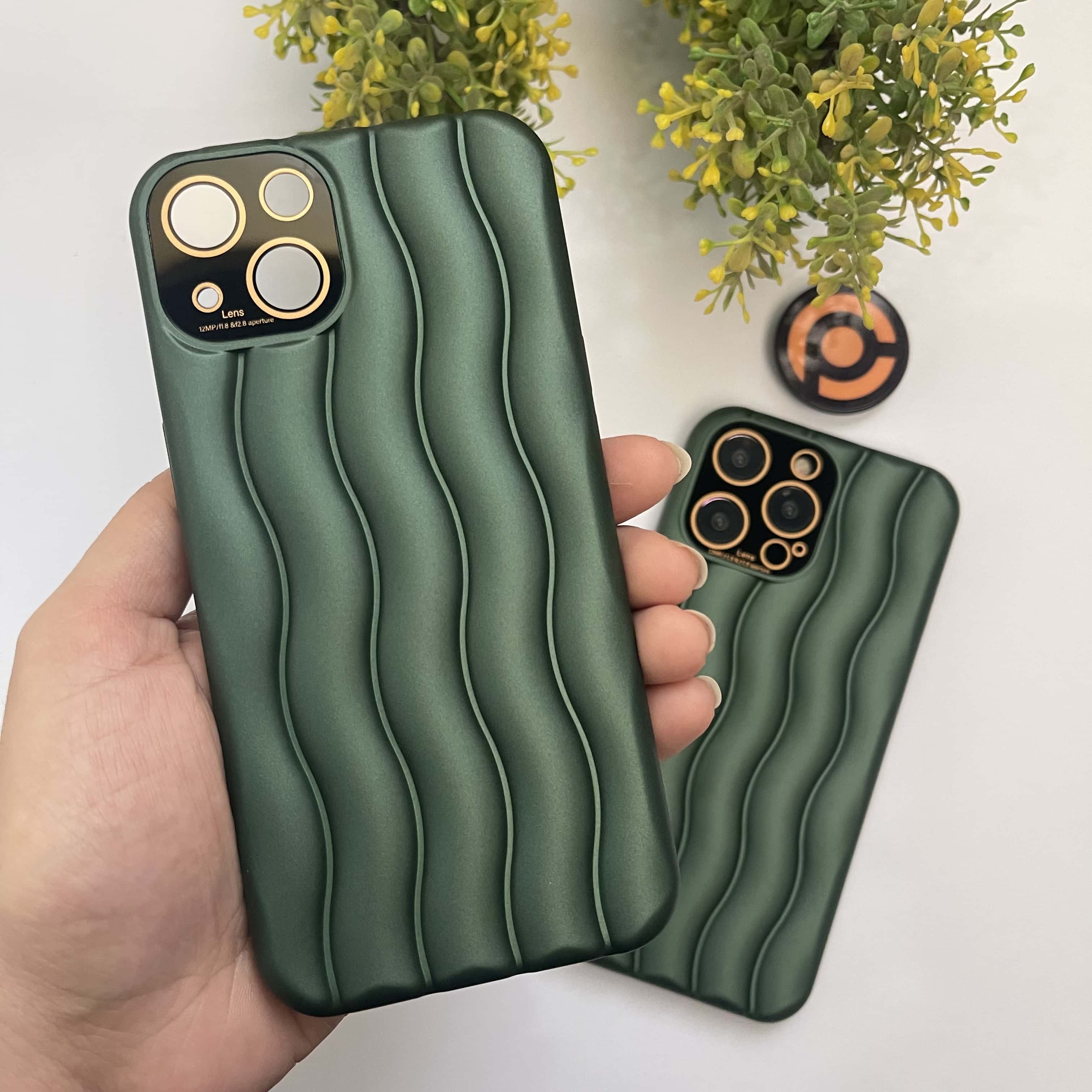iPhone 13 Curl shape V 2.0 case with Built-in Lens Protection