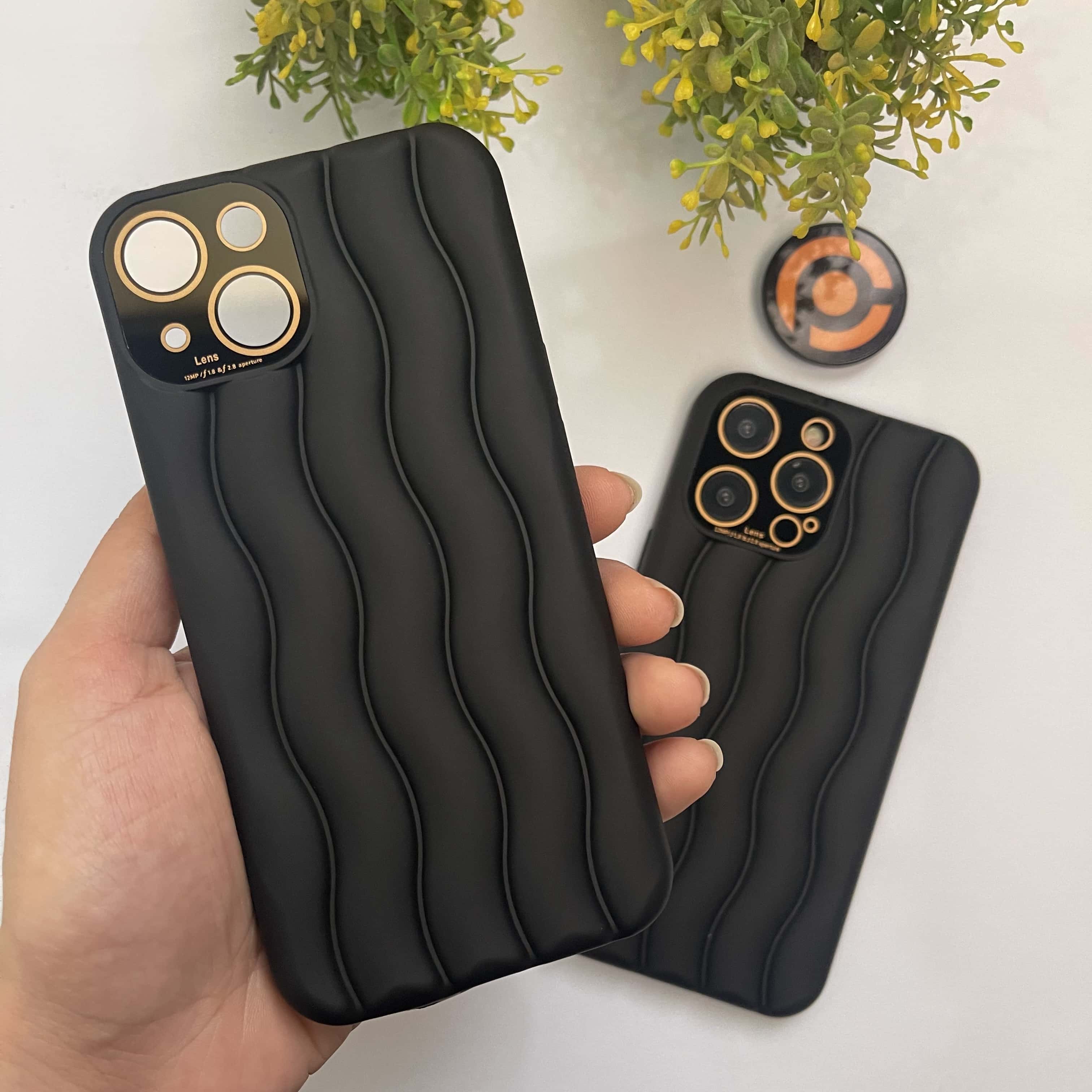 iPhone 14 Curl shape V 2.0 case with Built-in Lens Protection