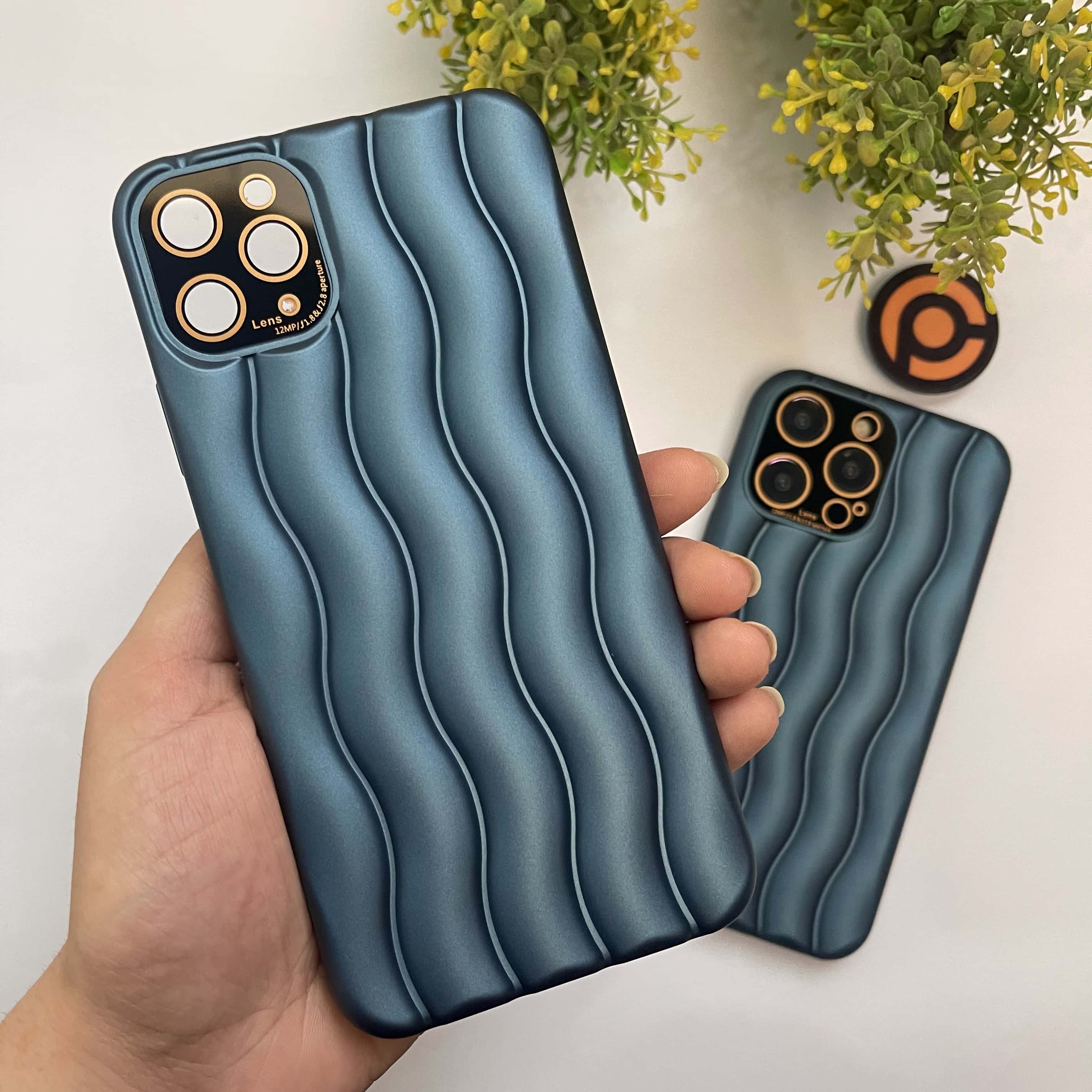 iPhone 12 Pro Curl shape V 2.0 case with Built-in Lens Protection