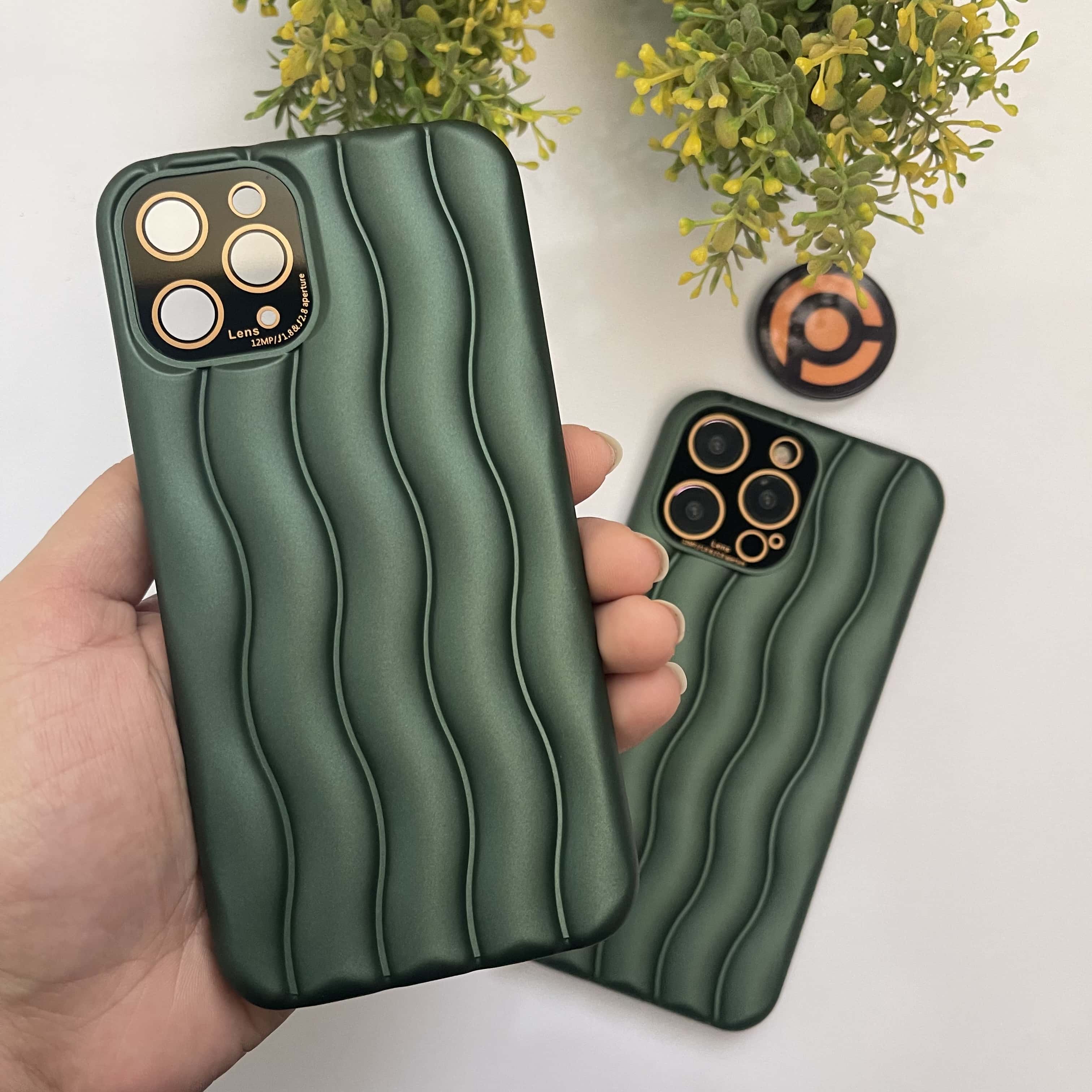 iPhone 11 Pro Curl shape V 2.0 case with Built-in Lens Protection