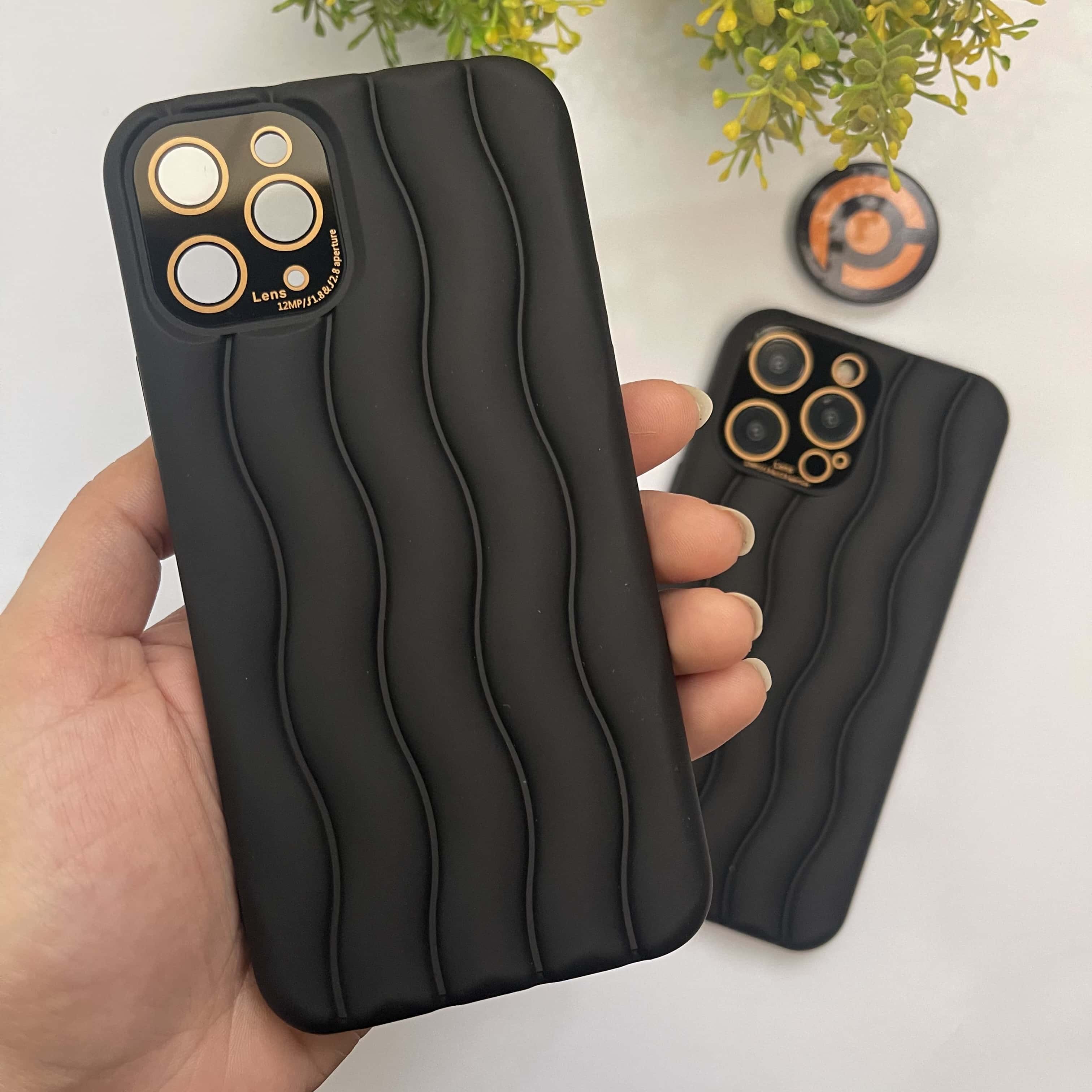 iPhone 12 Pro Curl shape V 2.0 case with Built-in Lens Protection