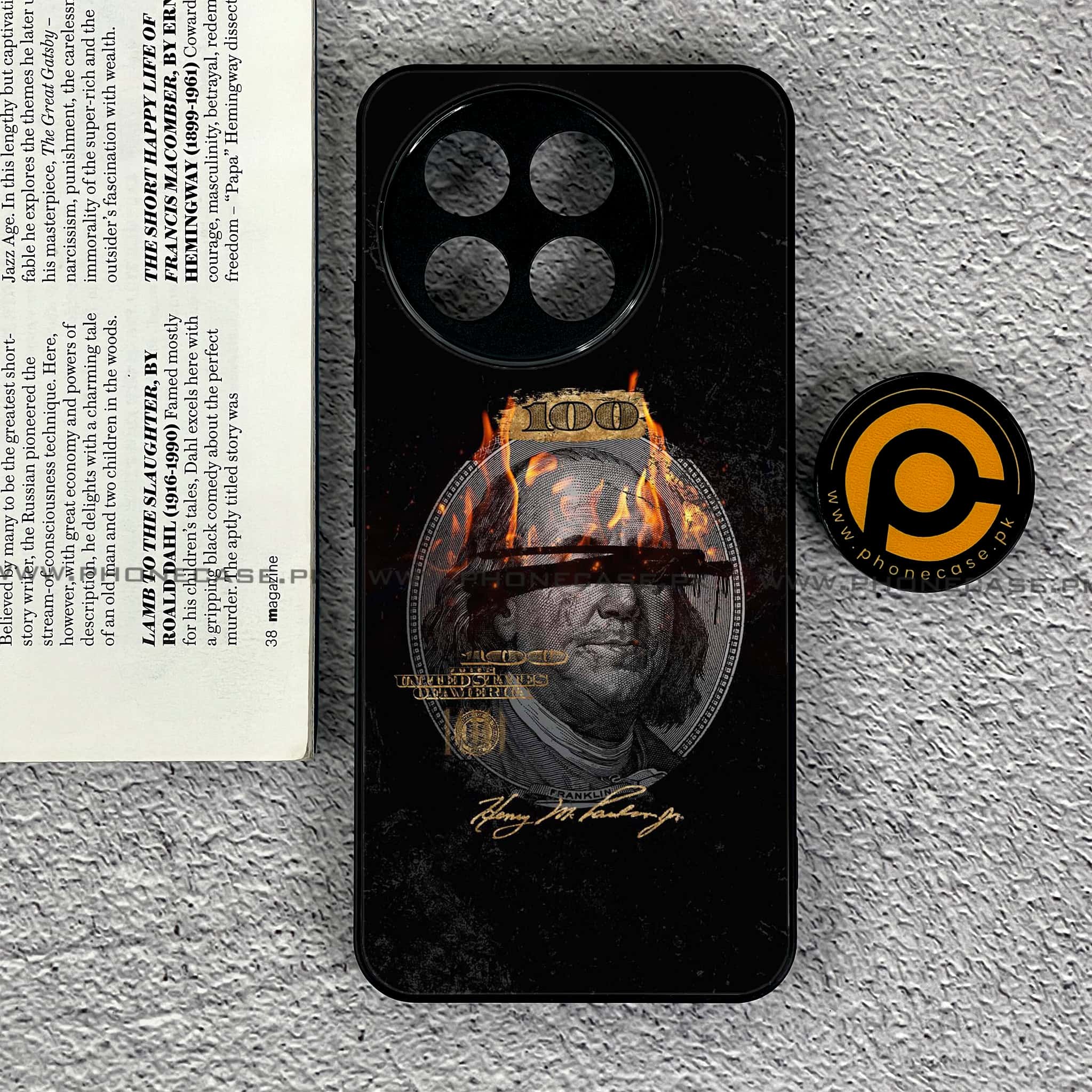 OnePlus Ace 5 - Dollar Series - Premium Metal Printed soft Bumper shock Proof Case