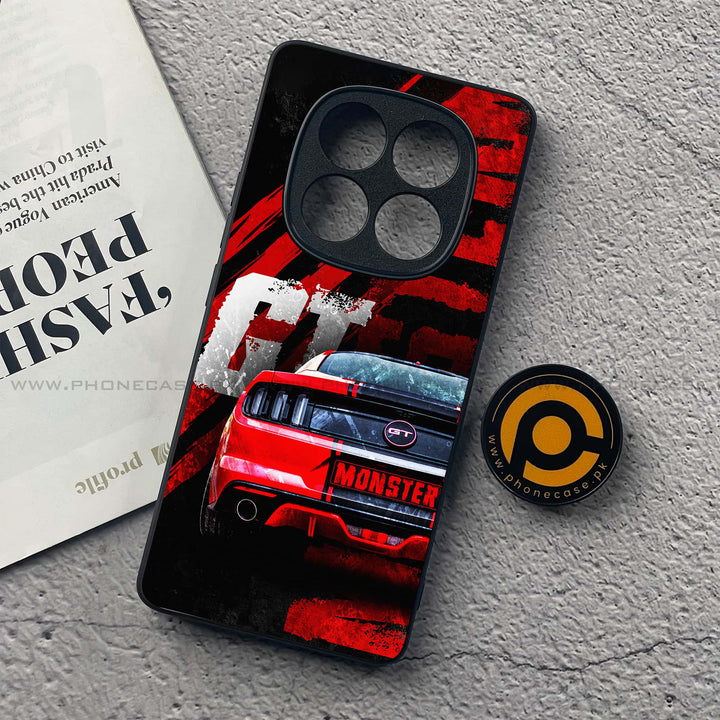 Redmi Note 14 Pro - Speed Shift Racing Car - Premium Printed Glass soft Bumper Shock Proof Case