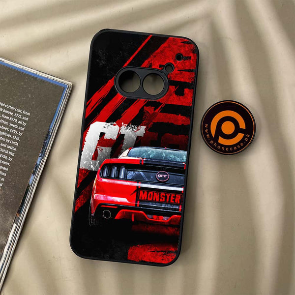 Nothing Phone (2a) - Speed Shift Racing Car - Premium Metal Printed soft Bumper Shock Proof Case