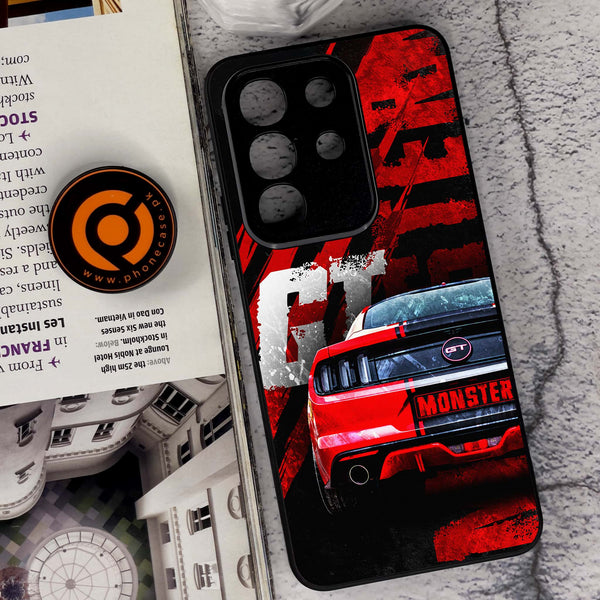 Vivo Y29 4G - Speed Shift Racing Car - Premium Metal Printed soft Bumper Shock Proof Case
