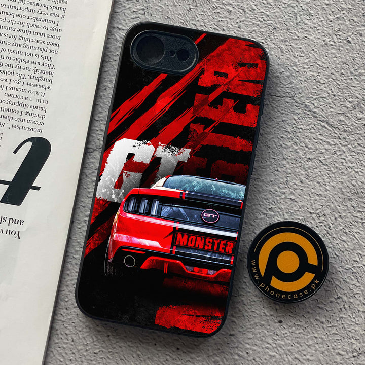 iPhone 16e - Speed Shift Racing Car - Premium Metal  Printed soft Bumper shock Proof Case