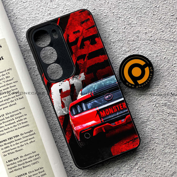 Vivo Y19s Pro - Speed Shift Racing Car - Premium Metal Printed soft Bumper shock Proof Case